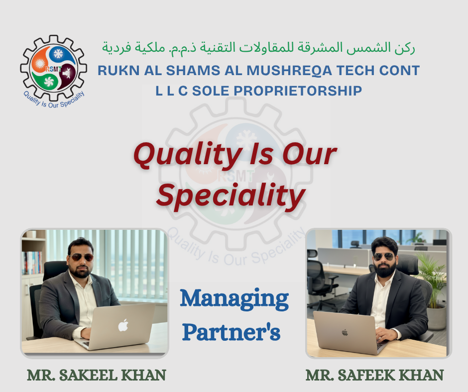 Professional ducting installation project by Rukn Al Shams Tech